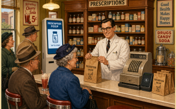 Two Things Are Wrong in This Old Pharmacy: Answer