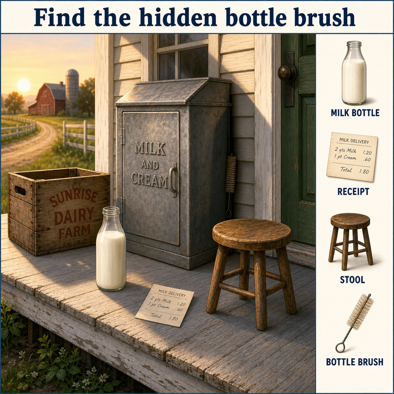 Can You Find the Hidden Bottle Brush?