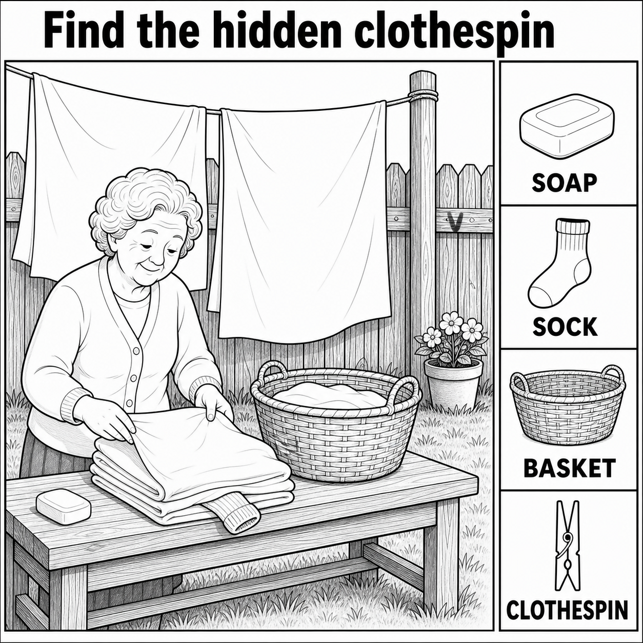 Can You Find the Hidden Clothespin?