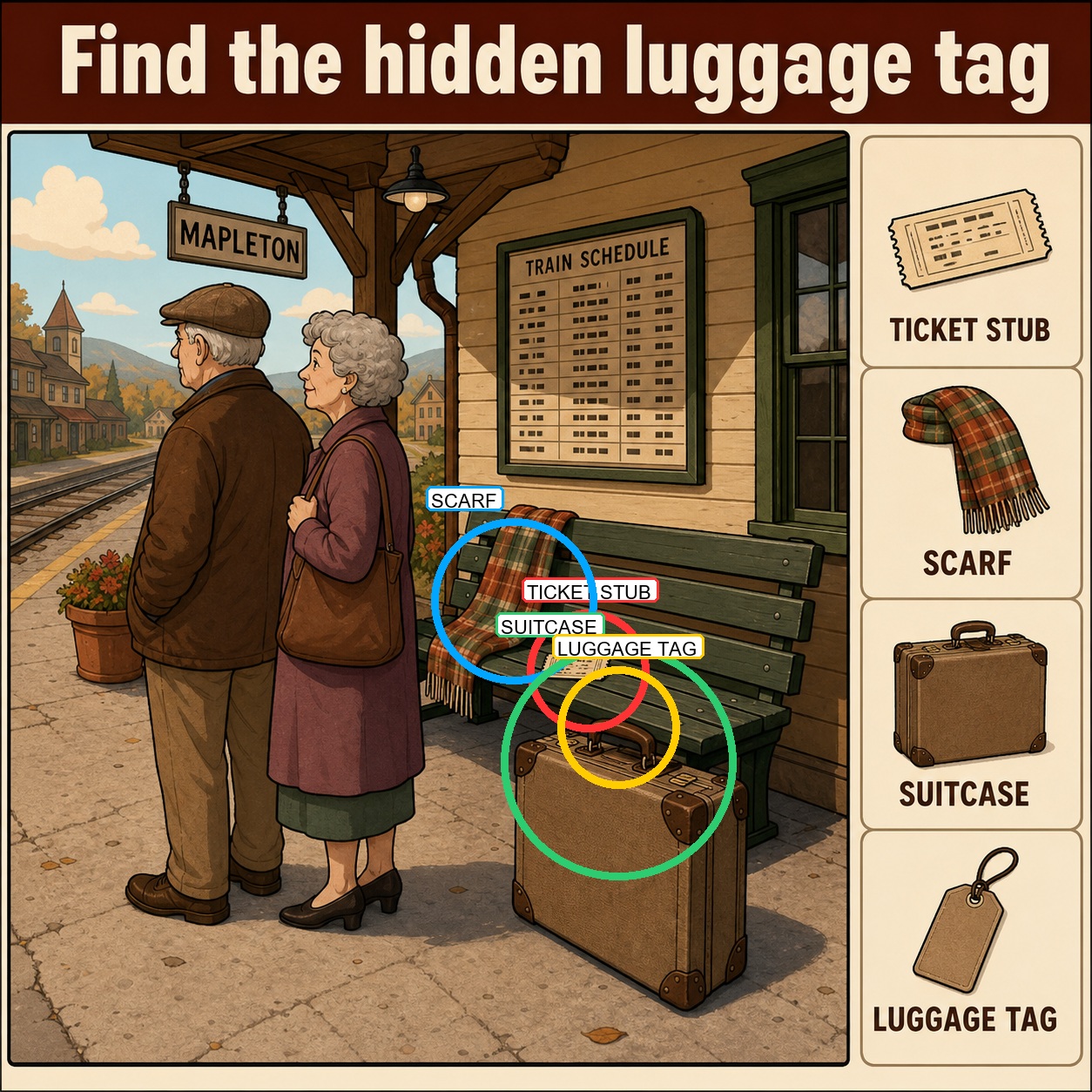 Can You Find the Hidden Luggage Tag? answer image