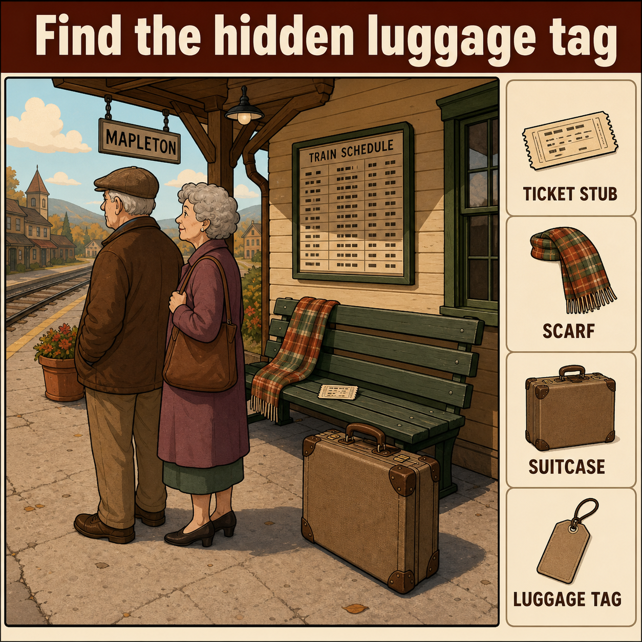 Can You Find the Hidden Luggage Tag?