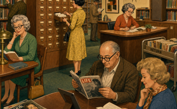 Two Things Are Wrong in This 1960s Library: Answer