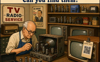 Three Things Are Wrong in This Old TV Repair Shop: Answer