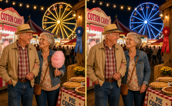 Find the 3 Differences: County Fair Night Puzzle Answer