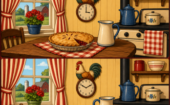 Find the 5 Differences: Farm Kitchen Puzzle Answer
