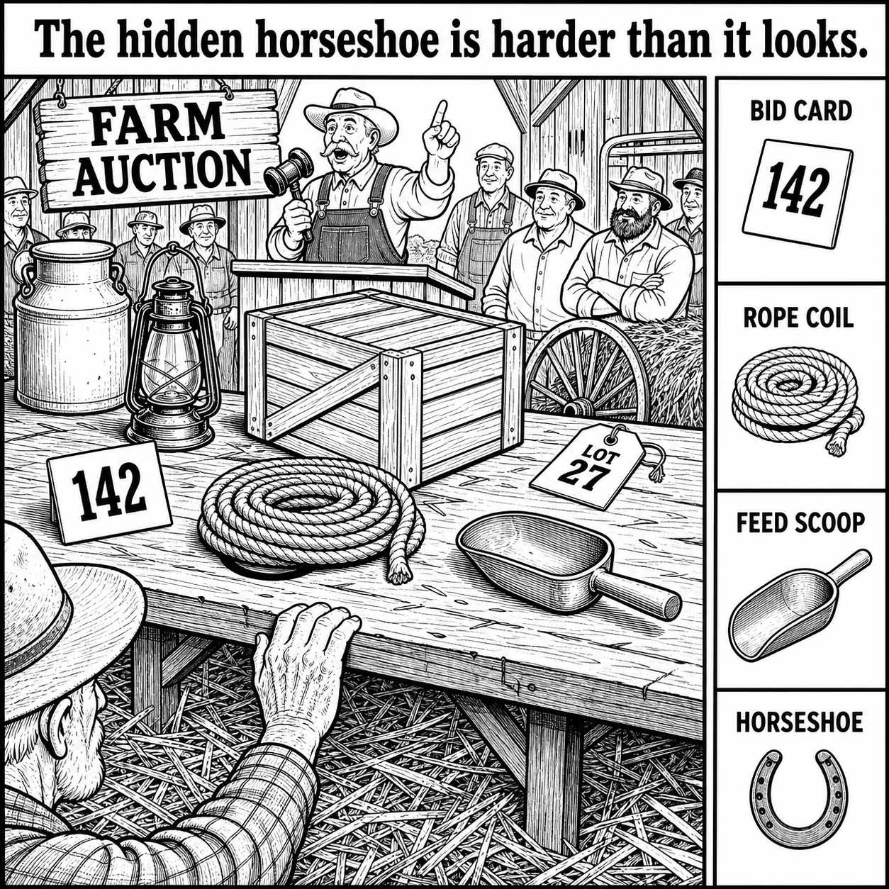 Can You Find the Hidden Horseshoe?