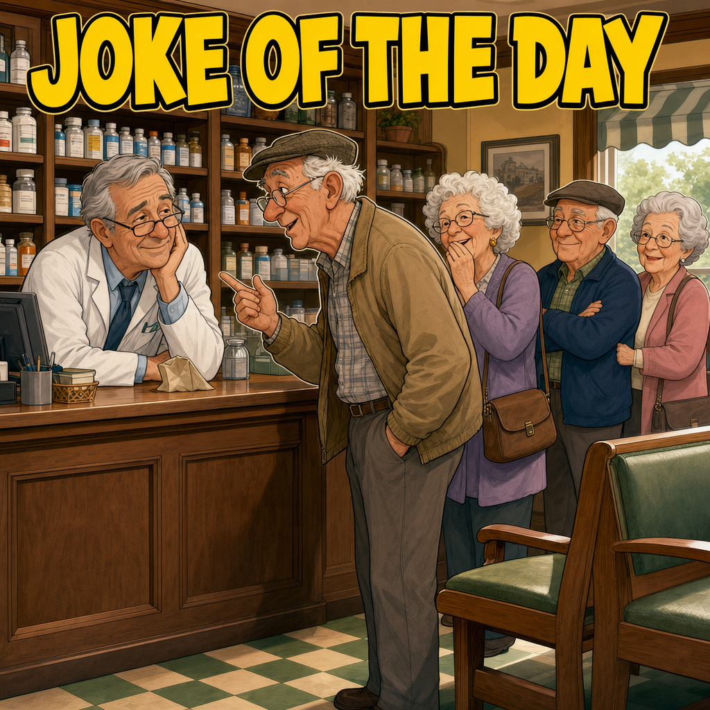 Joke of the Day: Walter in the Pharmacy Line