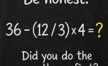 Be Honest: Parentheses Math Puzzle Answer