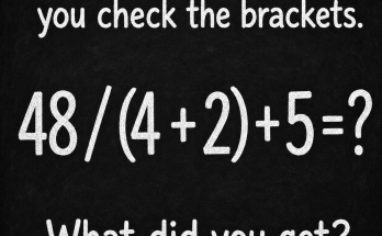 Check the Brackets First: Math Puzzle Answer