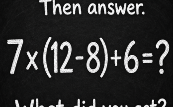 Do the Brackets First: Math Puzzle Answer
