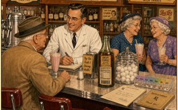 Two Things Are Wrong in This Old Pharmacy: Answer