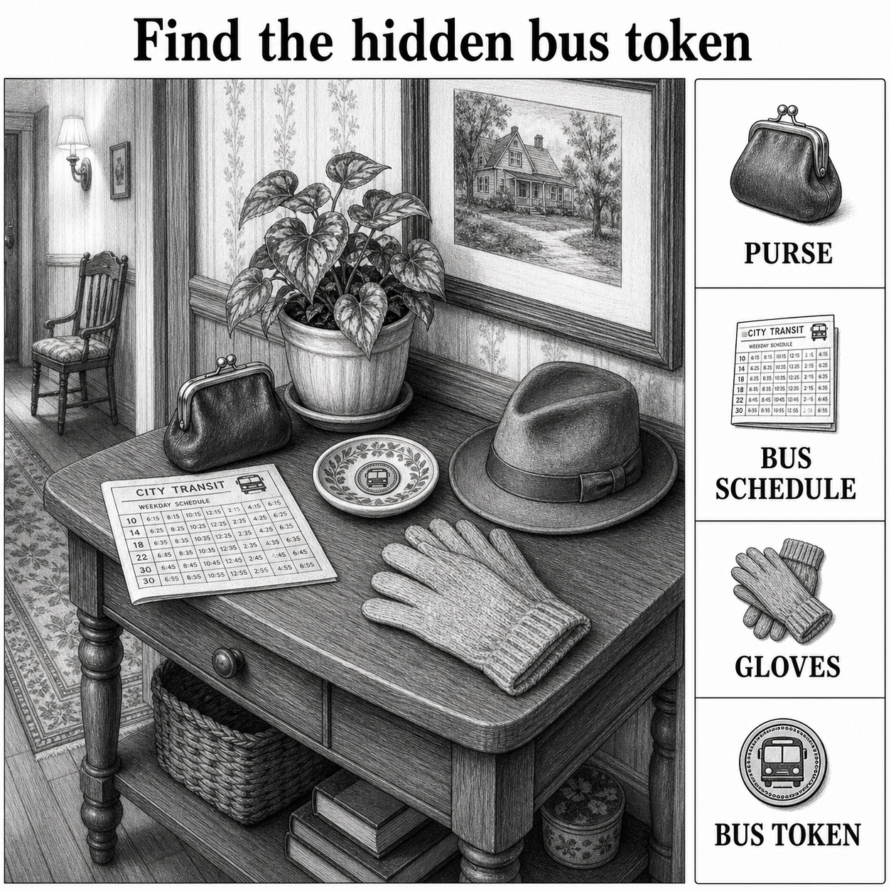 Can You Find the Hidden Bus Token?