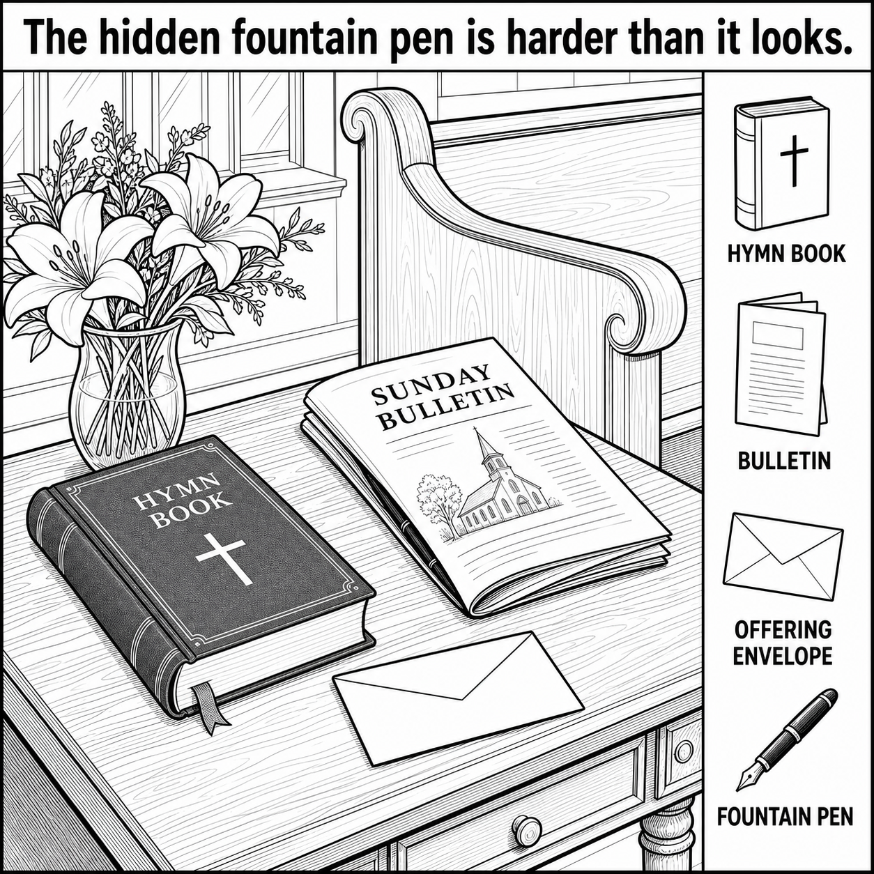 Can You Find the Hidden Fountain Pen?