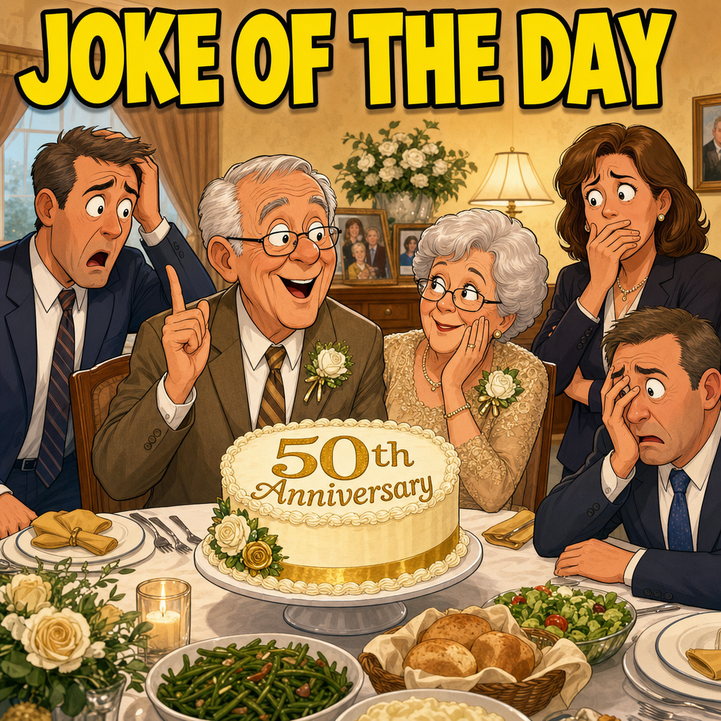 Joke of the Day: The 50th Anniversary Dinner