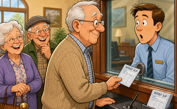 Joke of the Day: The Bank Line