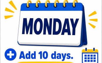 Monday Plus 10 Days: Calendar Puzzle Answer