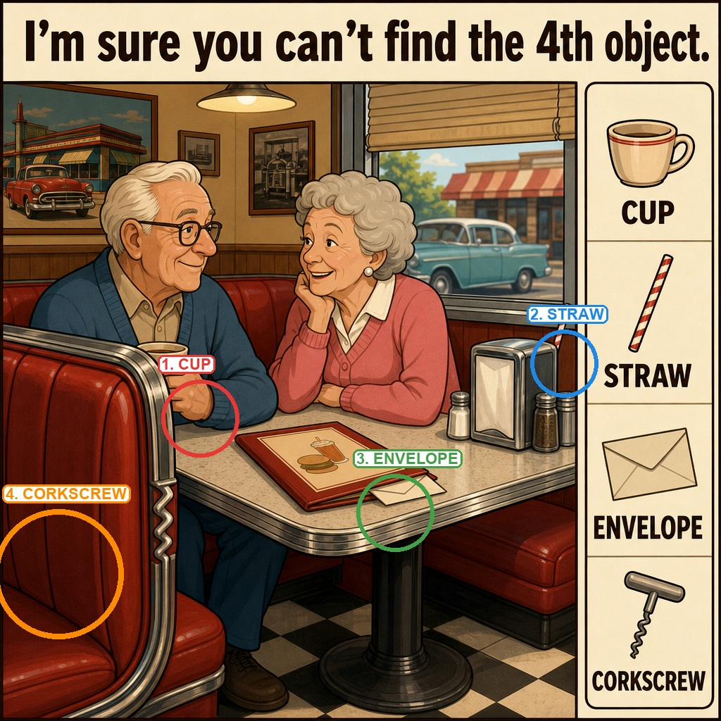 Can You Find the Hidden Corkscrew? answer image