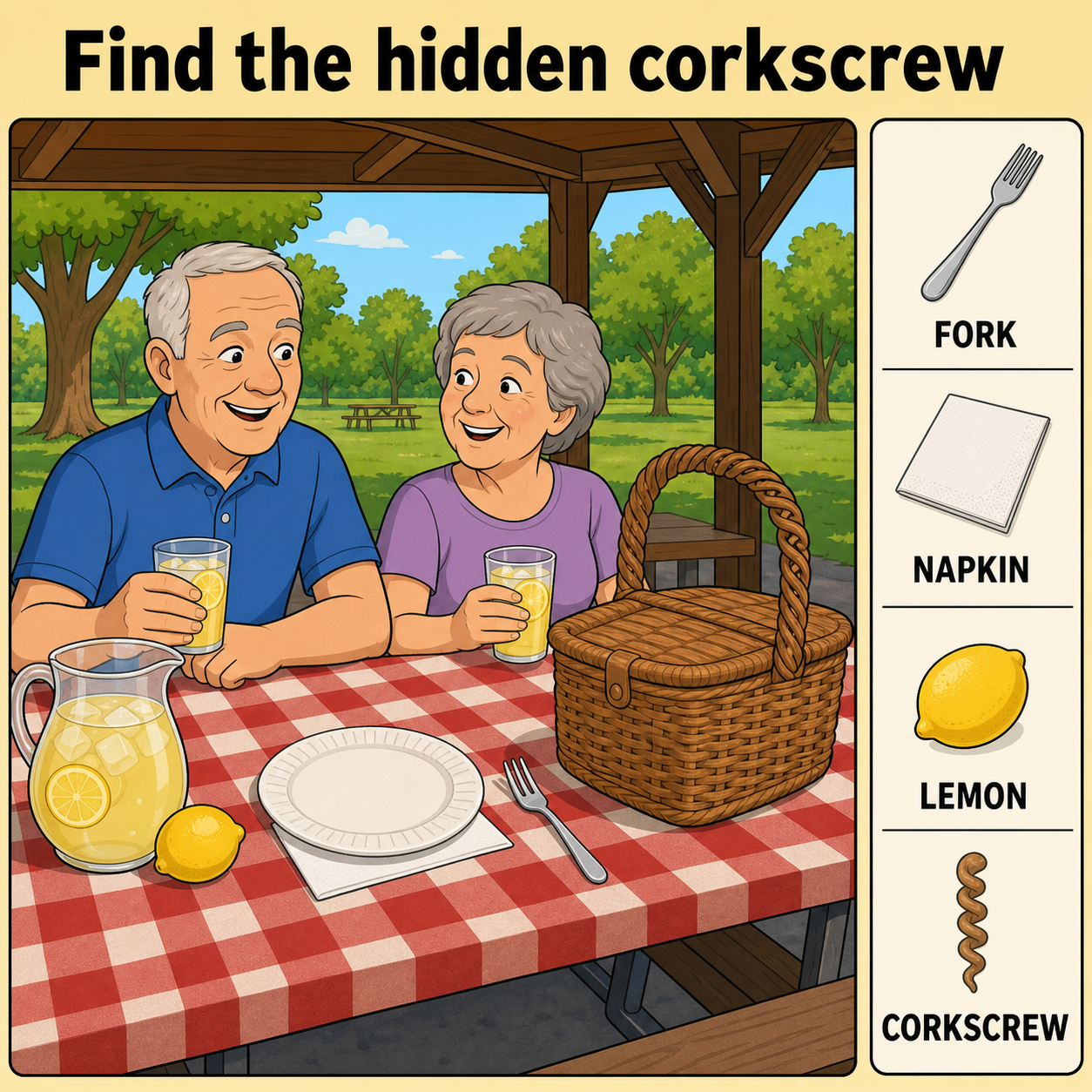 Can You Find the Hidden Corkscrew?
