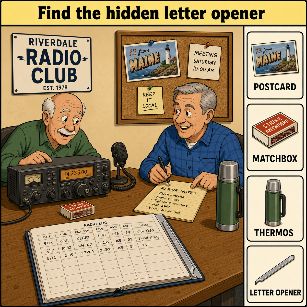 Can You Find the Hidden Letter Opener?