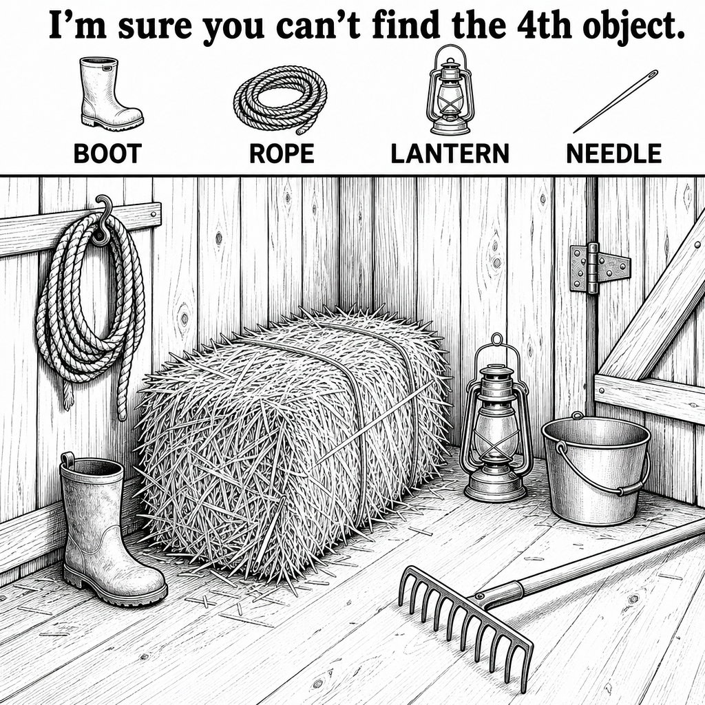 Can You Find the Hidden Needle?