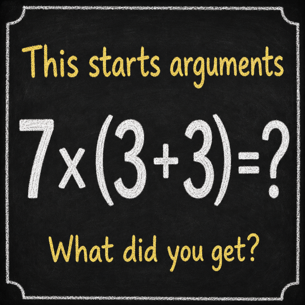This One Starts Arguments: Math Puzzle Answer