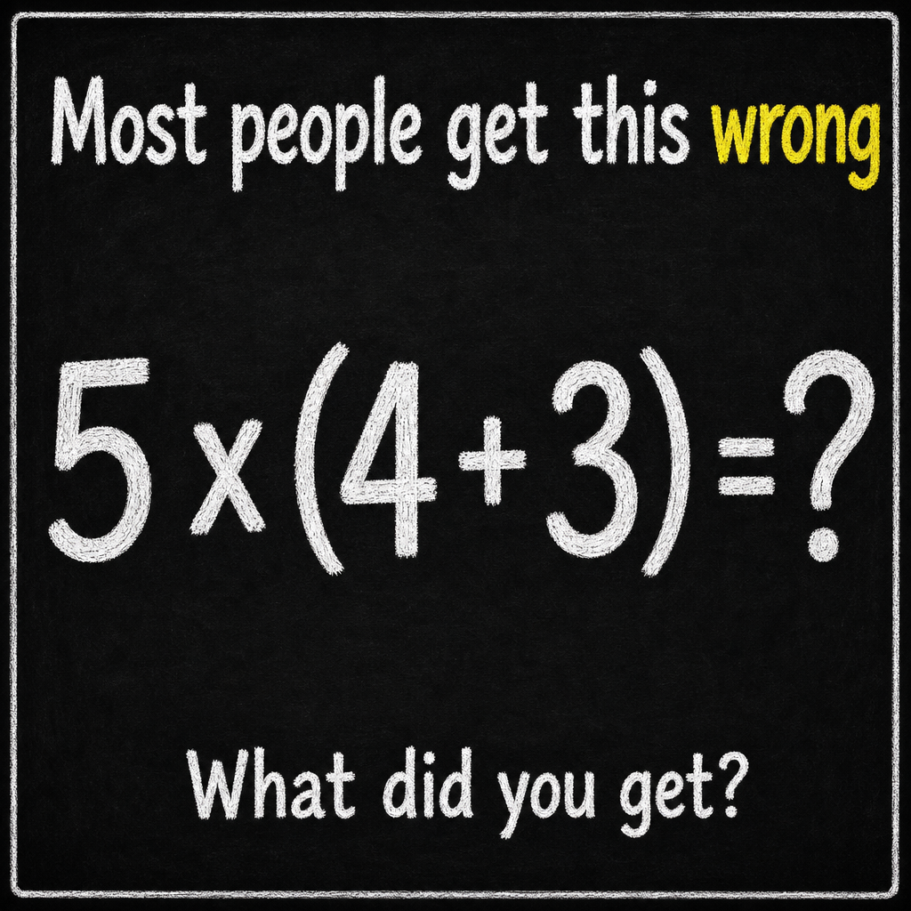 Most People Get This Wrong: Math Puzzle Answer