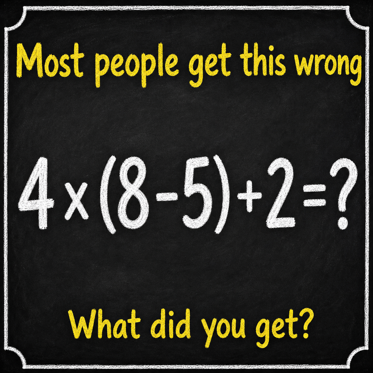 Most People Get This Wrong: Math Puzzle Answer