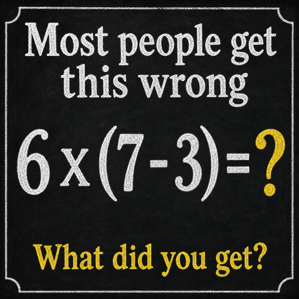 Most People Get This Wrong: Math Puzzle Answer