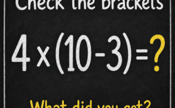 Do Not Answer Until You Check the Brackets: Math Puzzle Answer