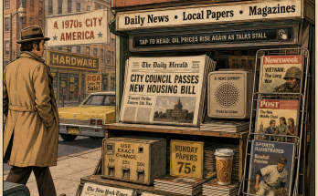 Two Things Are Wrong at This 1970s Newspaper Stand: Answer