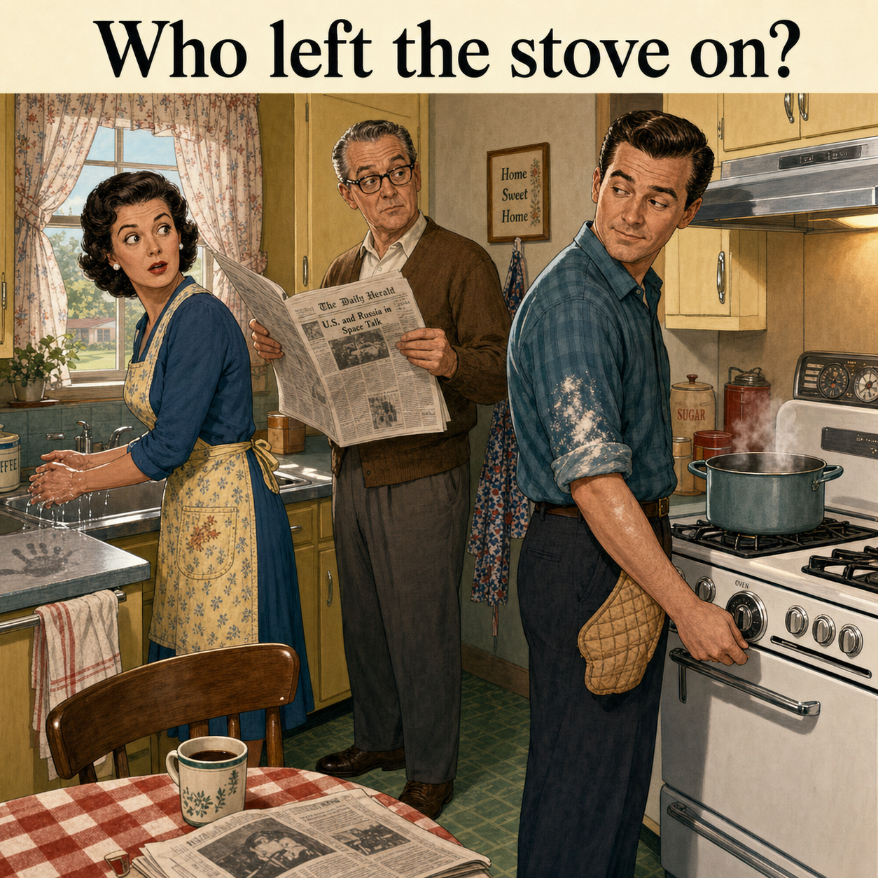 Who Left the Stove On? Answer