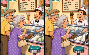 Find the 5 Differences: Ice Cream Counter Puzzle Answer