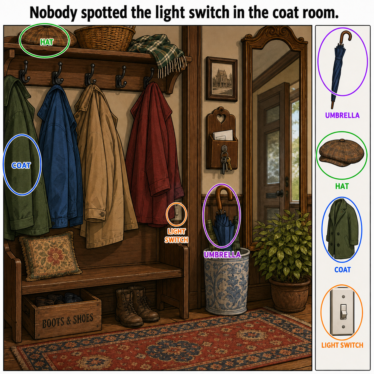 Can You Find the Hidden Light Switch? answer image
