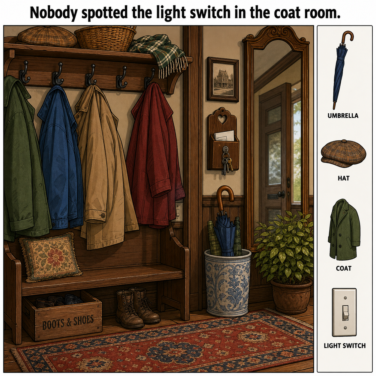 Can You Find the Hidden Light Switch?