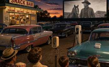 Three Things Are Wrong at This Old Drive-In Movie: Answer