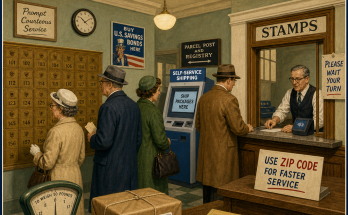 Three Things Are Wrong in This Old Post Office Lobby: Answer