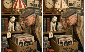 Find the 5 Differences: Antique Mall Puzzle Answer