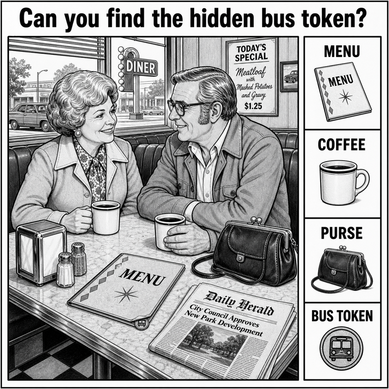 Can You Find the Hidden Bus Token?