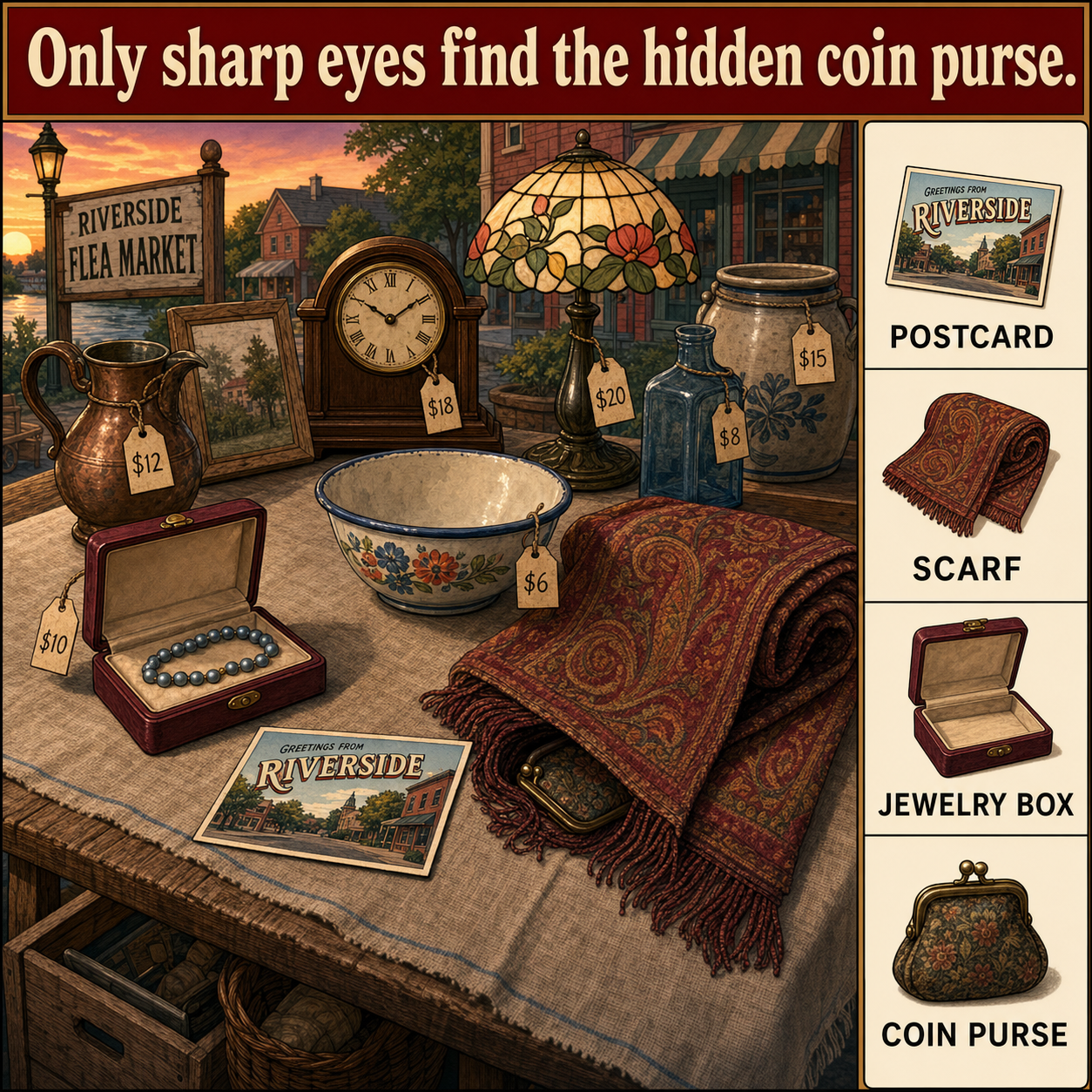 Can You Find the Hidden Coin Purse?