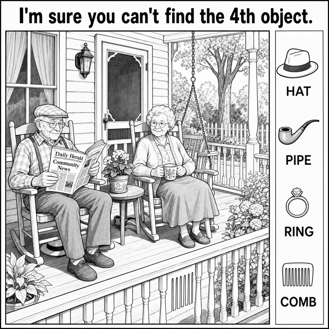 Can You Find the Hidden Comb?