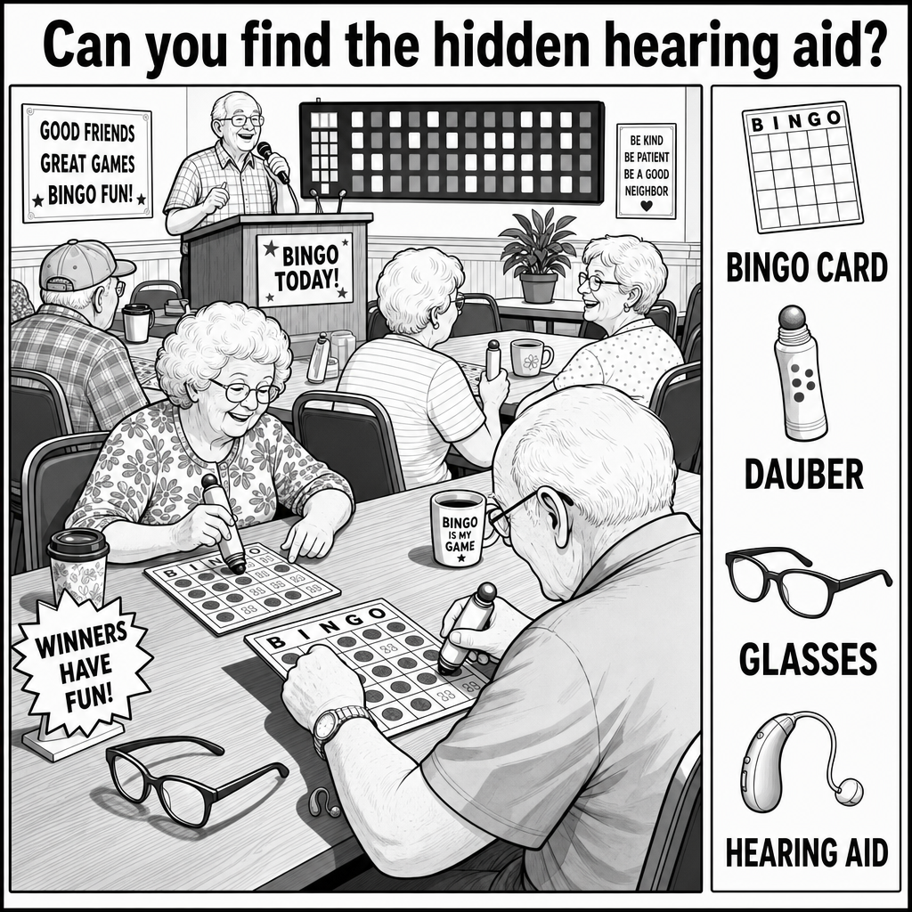 Can You Find the Hidden Hearing Aid?