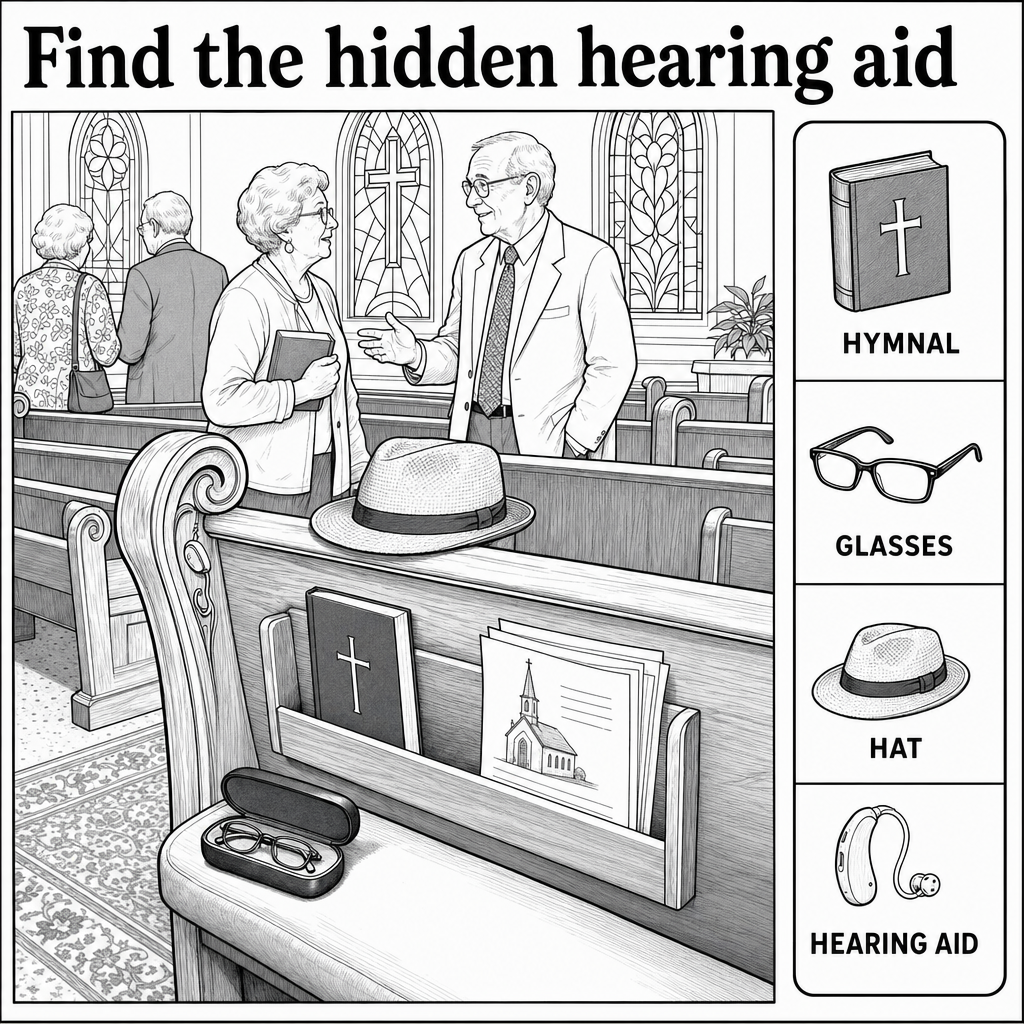 Can You Find the Hidden Hearing Aid?