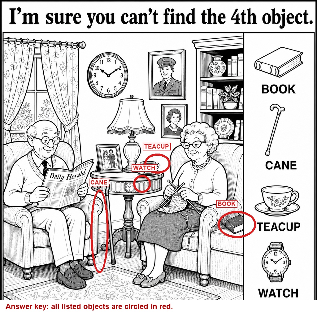 Can You Find the Hidden Pocket Watch? answer image
