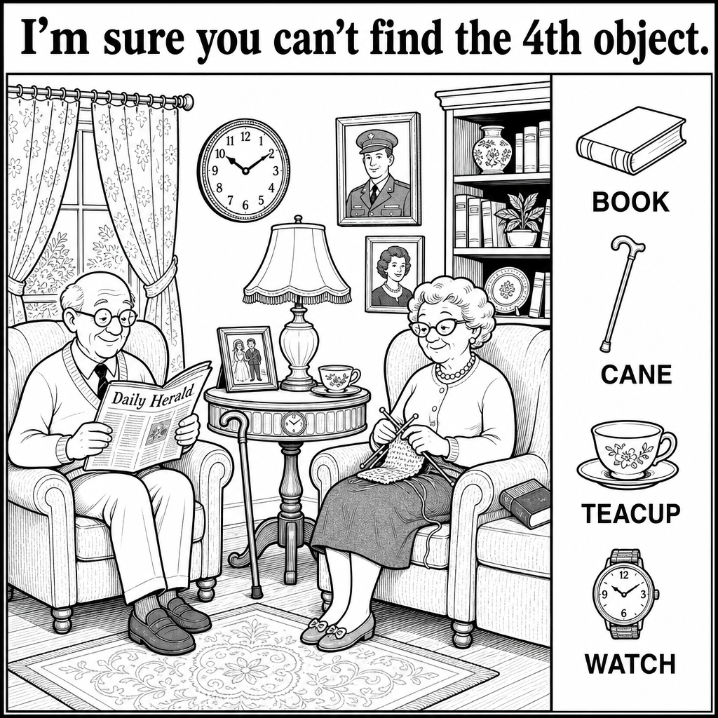 Can You Find the Hidden Pocket Watch?