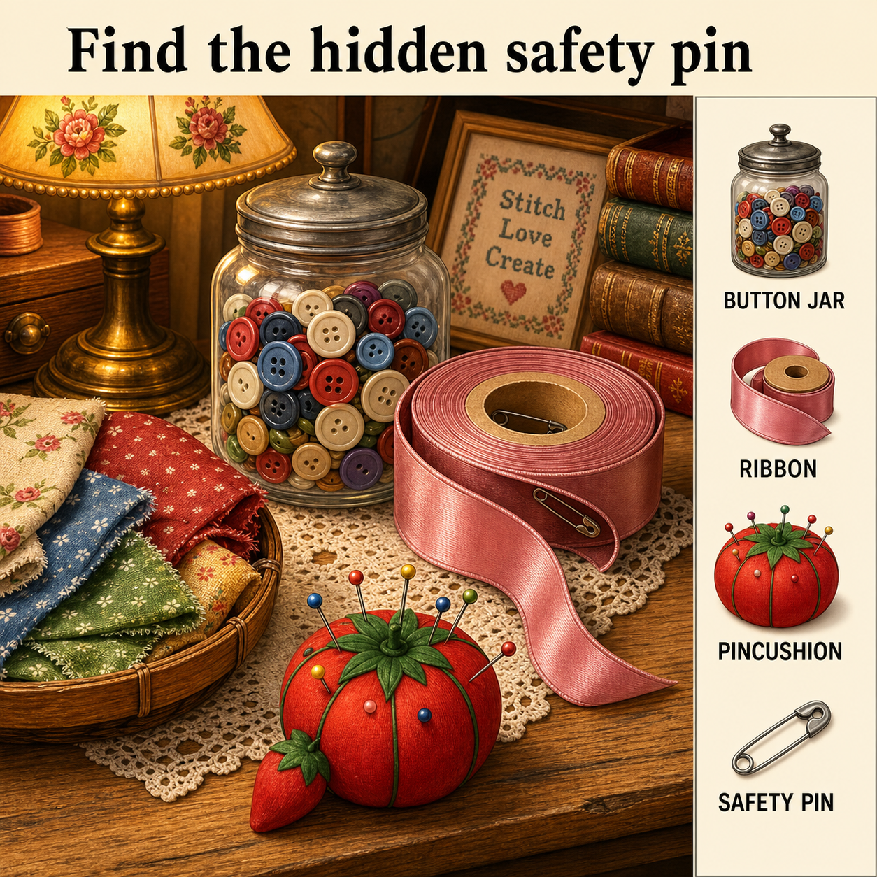 Can You Find the Hidden Safety Pin?