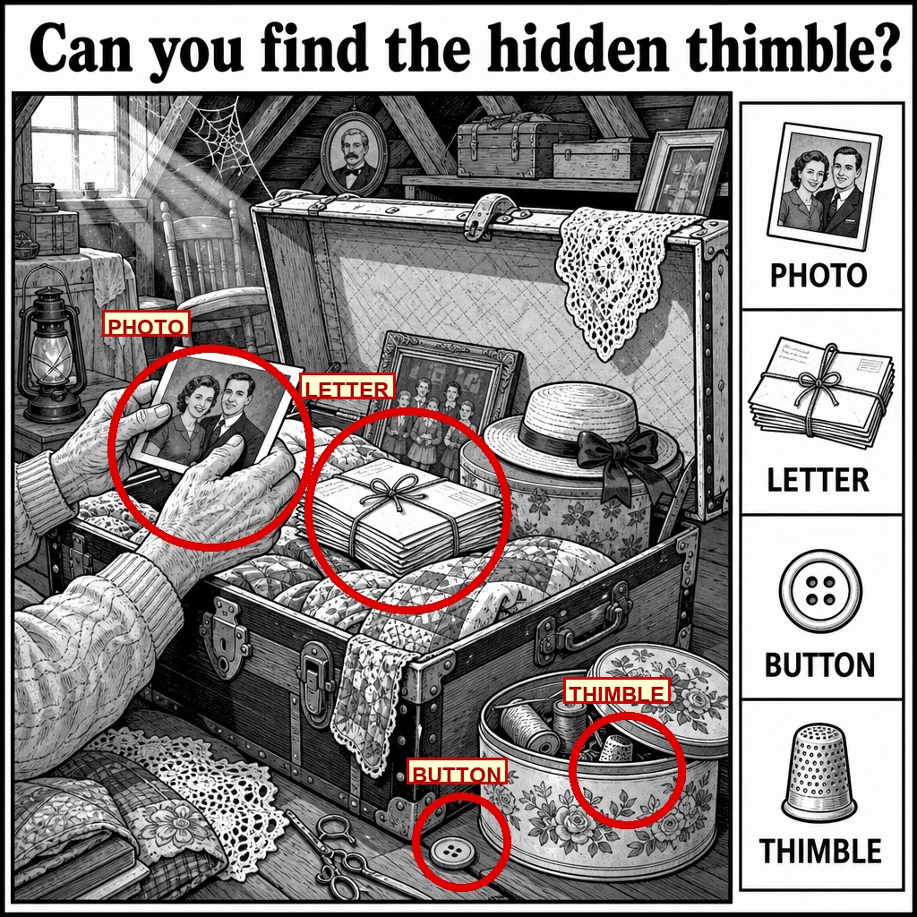 Can You Find the Hidden Thimble? answer image