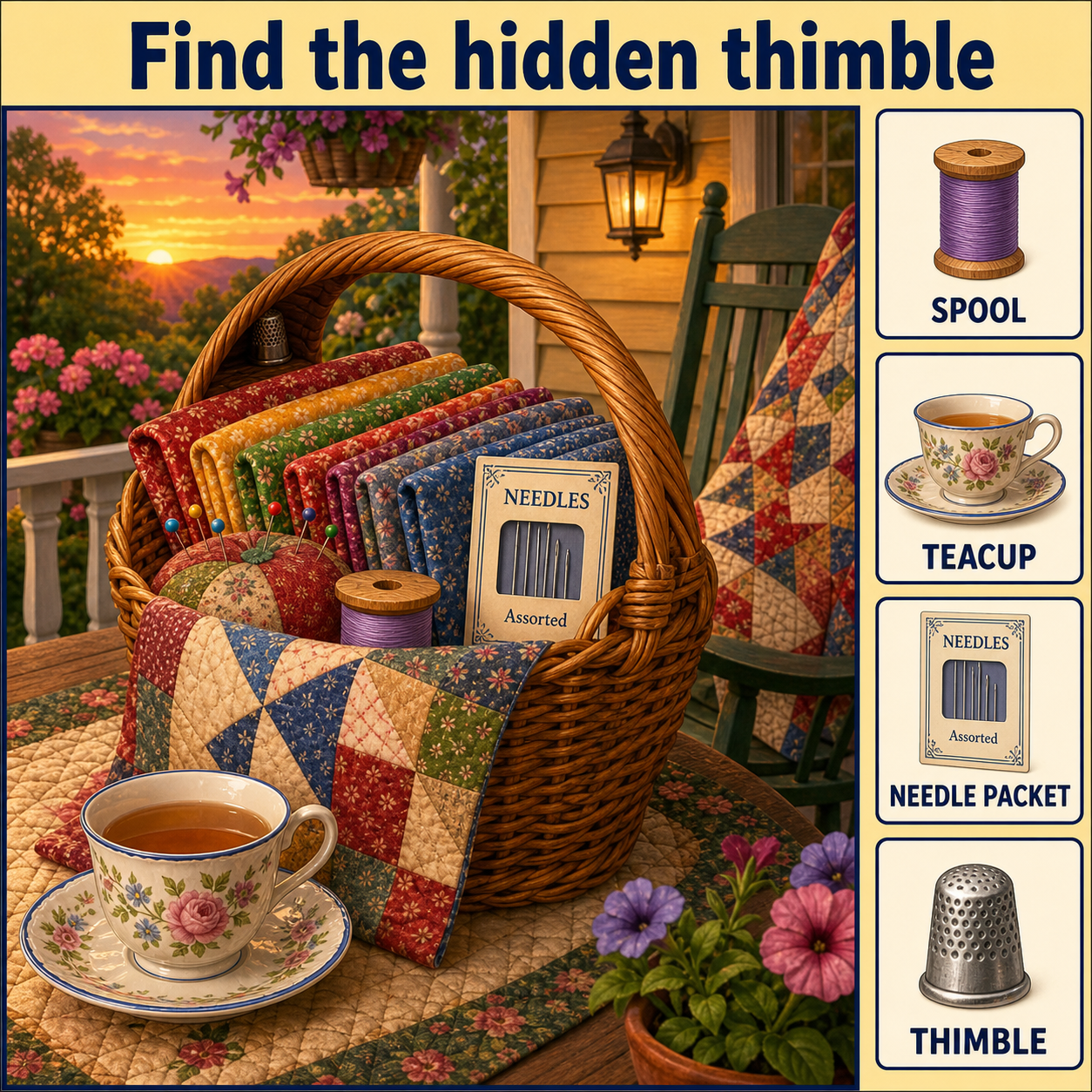 Can You Find the Hidden Thimble?