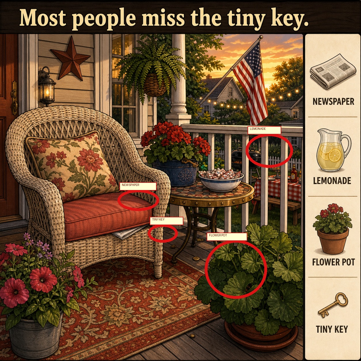 Can You Find the Tiny Key? answer image