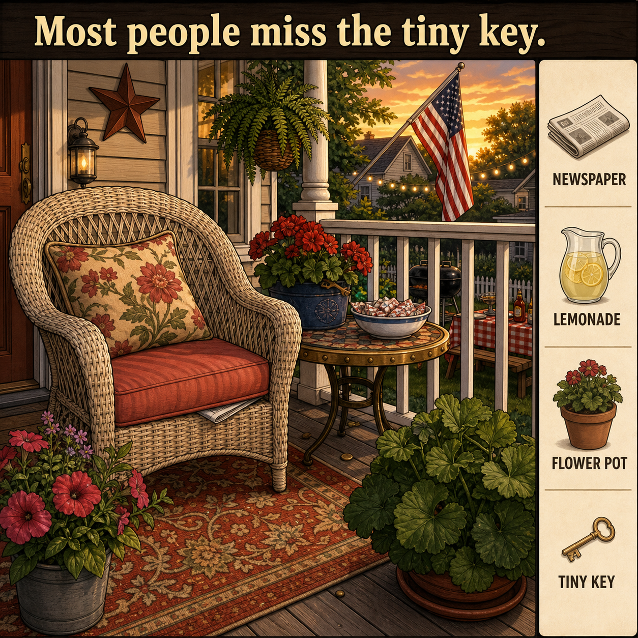 Can You Find the Tiny Key?