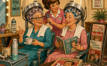Two Things Are Wrong in This Old Beauty Salon: Answer